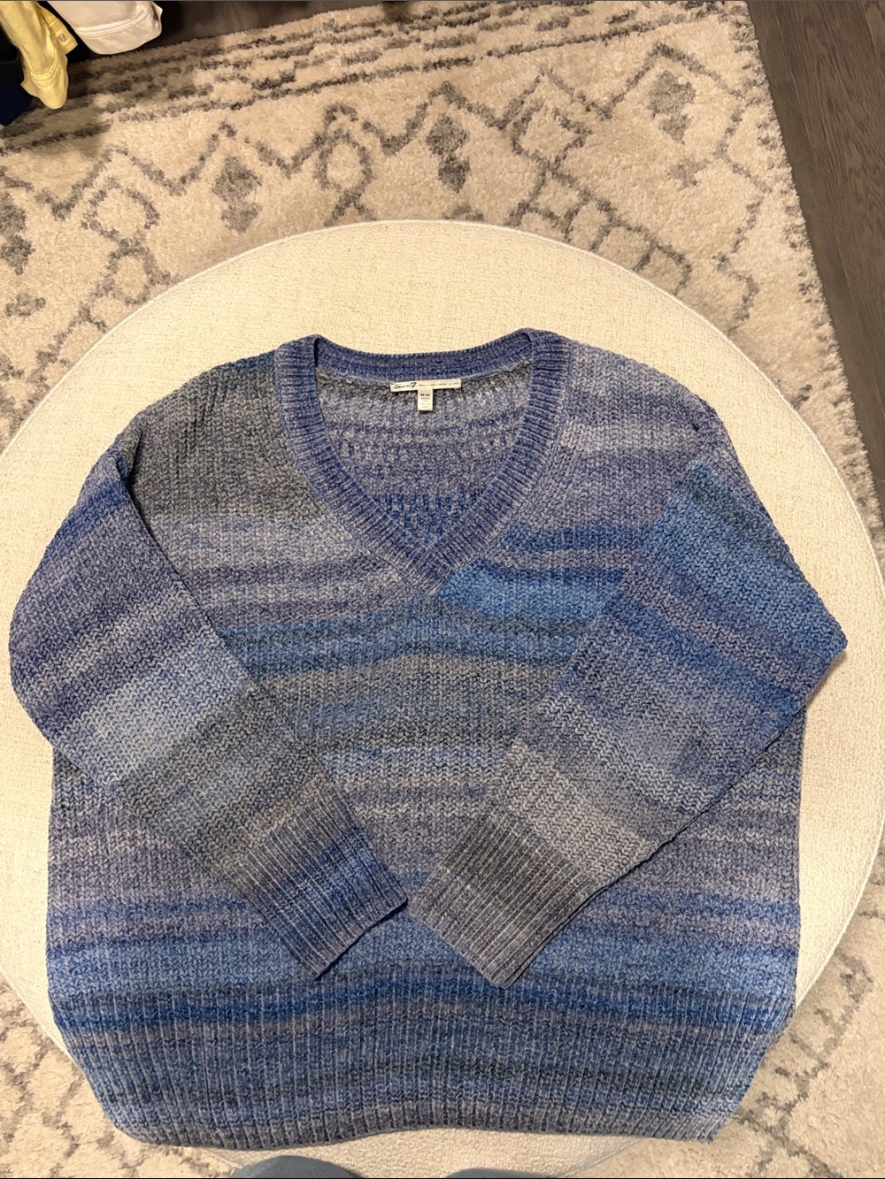Women’s V-Neck Chenille Sweater